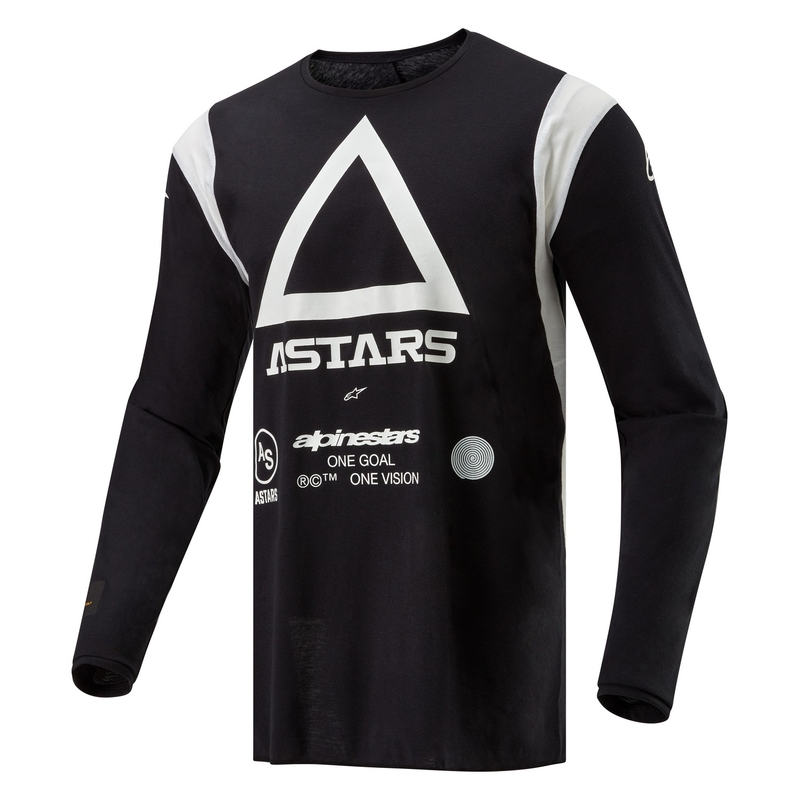 Maglia Alpinestars Techdura Motocross Nero