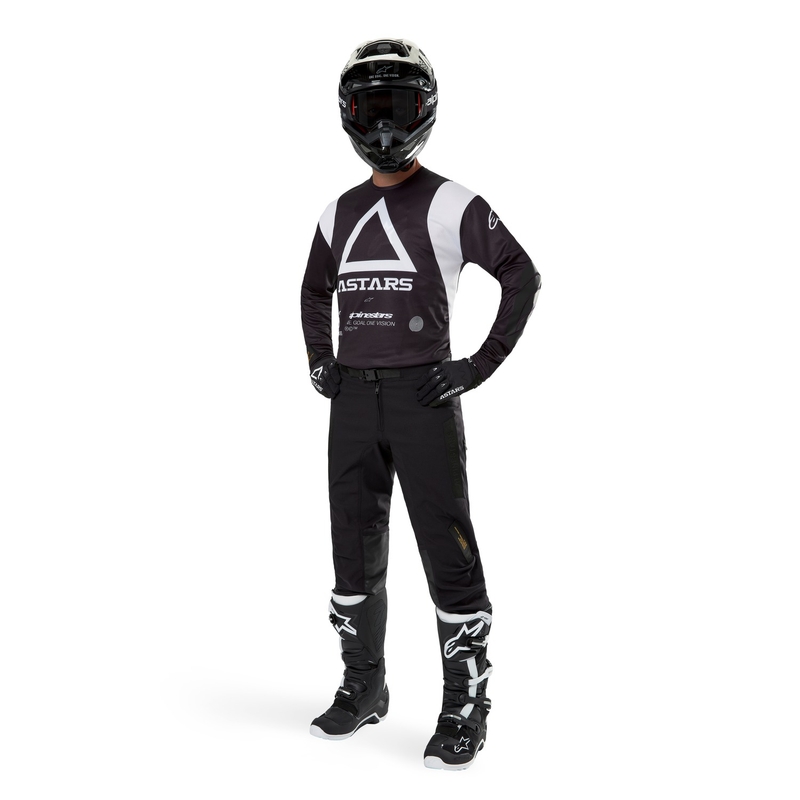 Maglia Alpinestars Techdura Motocross Nero