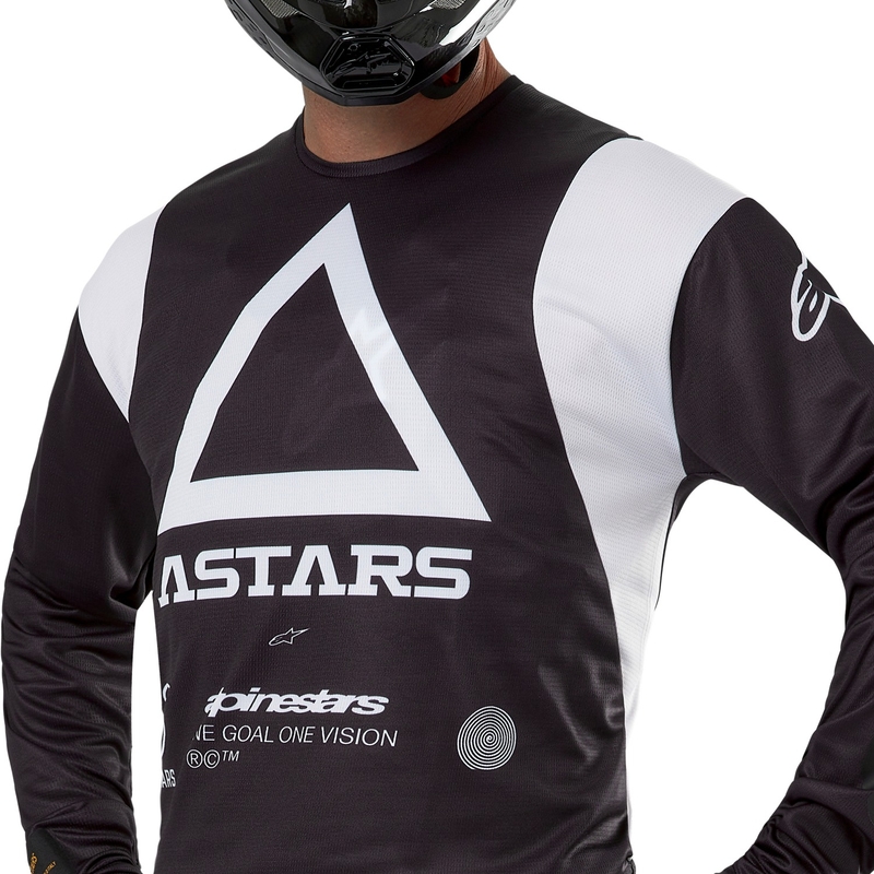 Maglia Alpinestars Techdura Motocross Nero
