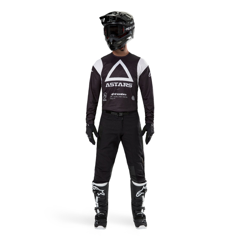 Maglia Alpinestars Techdura Motocross Nero