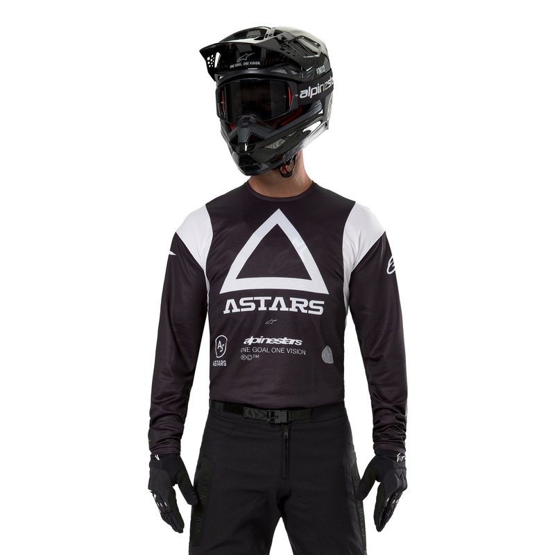 Maglia Alpinestars Techdura Motocross Nero