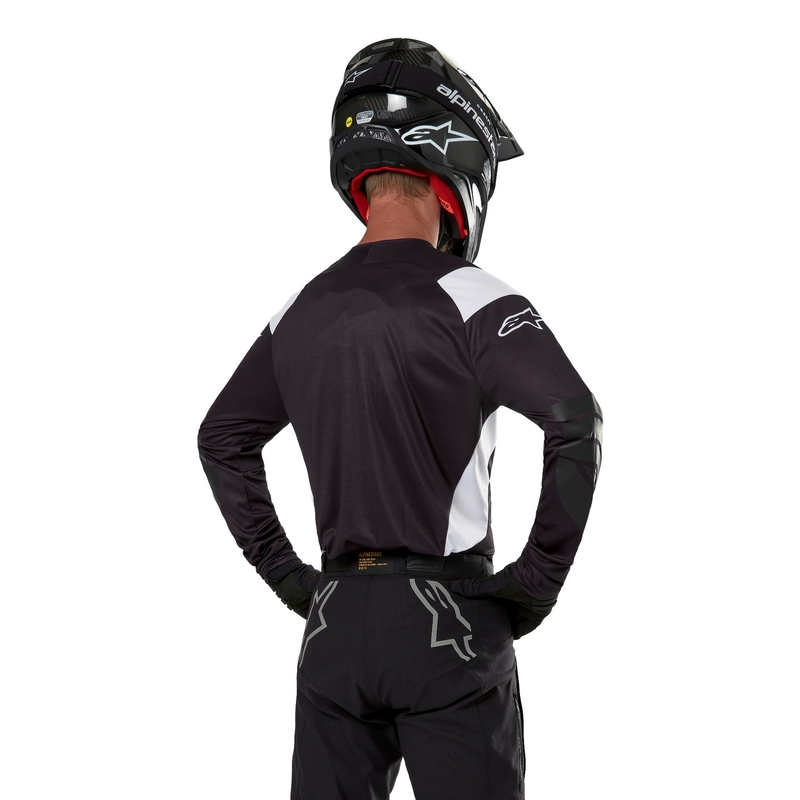Maglia Alpinestars Techdura Motocross Nero