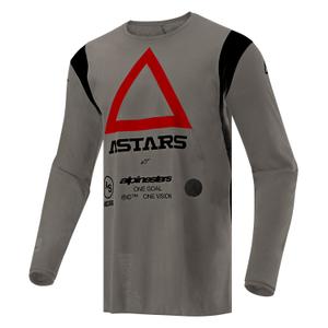 Alpinestars Techdura maglia da motocross marrone