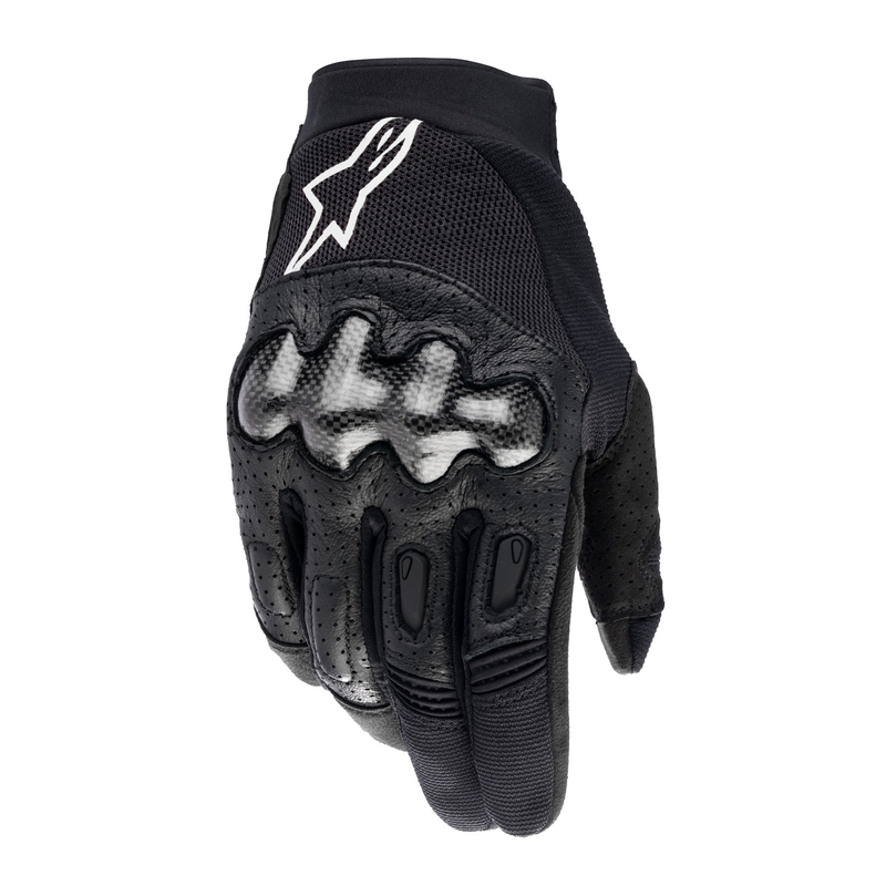 Guanti da motocross Alpinestars Megawatt 2 bianco e nero
