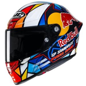 Casco moto integrale HJC RPHA Redbull Misano GP MC21 multicolore