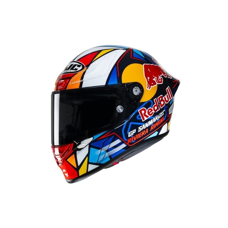 Casco moto integrale HJC RPHA Redbull Misano GP MC21 multicolore
