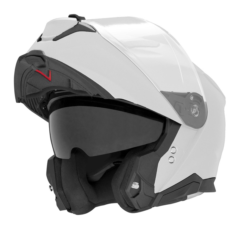 Casco moto ribaltabile NOX N967 bianco