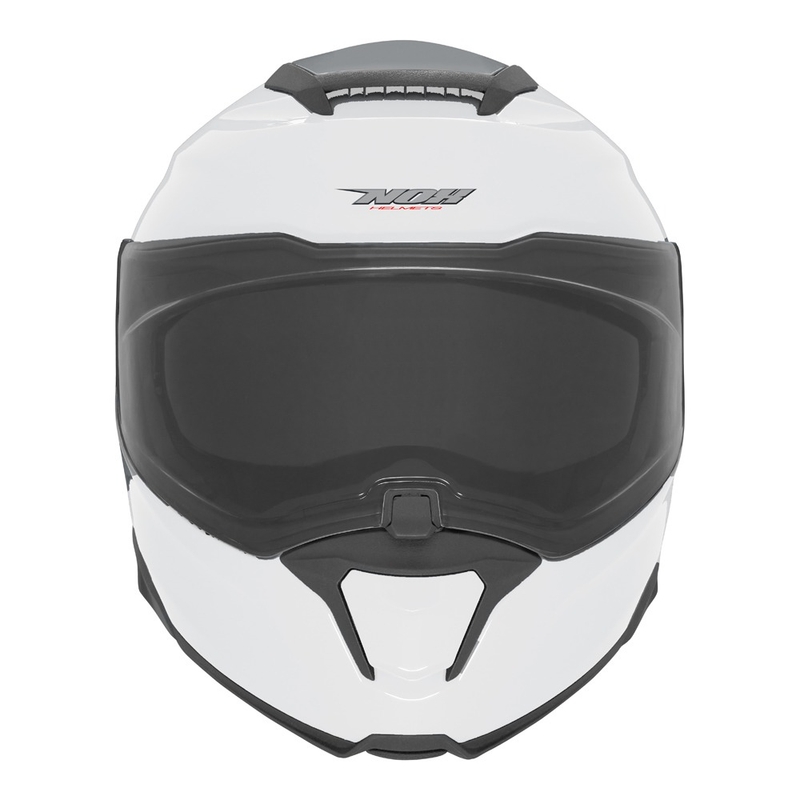 Casco moto ribaltabile NOX N967 bianco