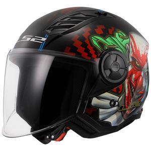 Casco moto aperto LS2 OF616 Airflow II Happy Dreams