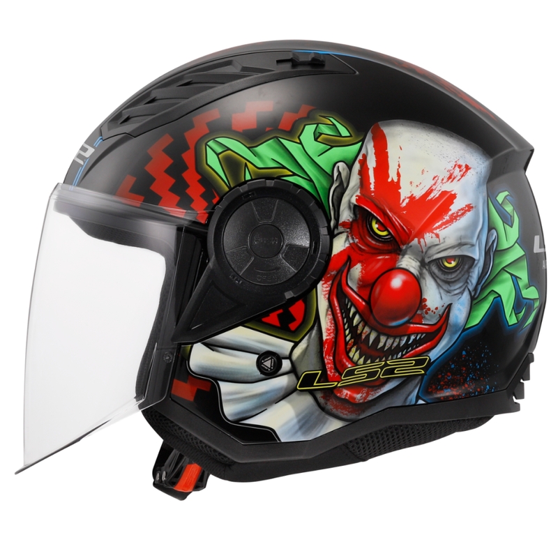 Casco moto aperto LS2 OF616 Airflow II Happy Dreams