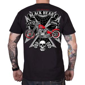 T-shirt Black Heart Rock Iron nero