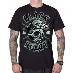 T-shirt Black Heart Spike nero