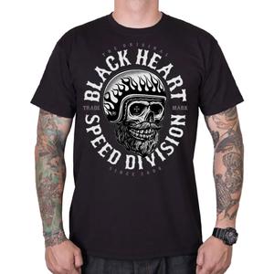 T-shirt Black Heart Speed Division nero