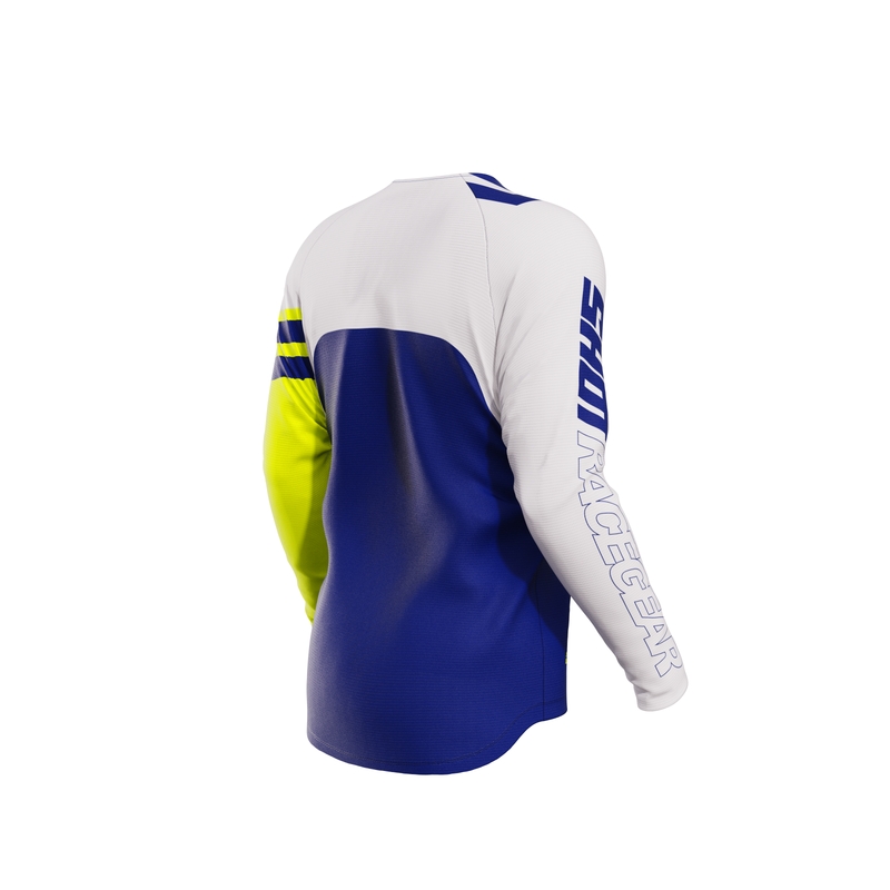 Maglia da motocross per bambini Shot Rush blu Saldi