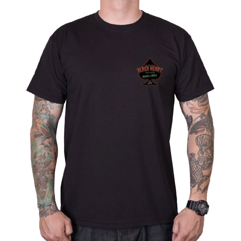 T-shirt Black Heart Ema nero