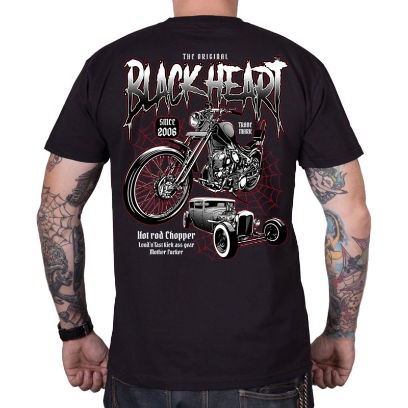 T-shirt Black Heart Machines nero