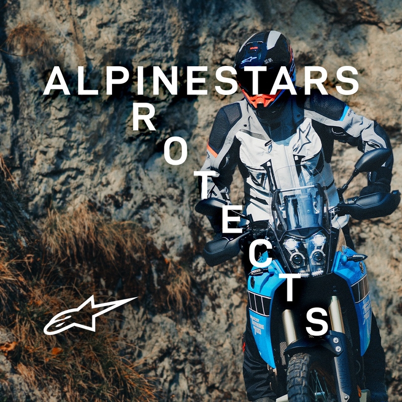 Giacca da moto Alpinestars Boulder Gore-Tex grigio scuro-chiaro