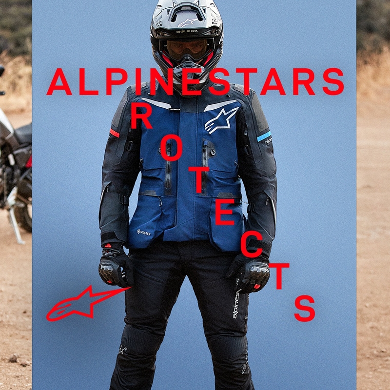 Giacca da moto Alpinestars Boulder Gore-Tex grigio scuro-chiaro