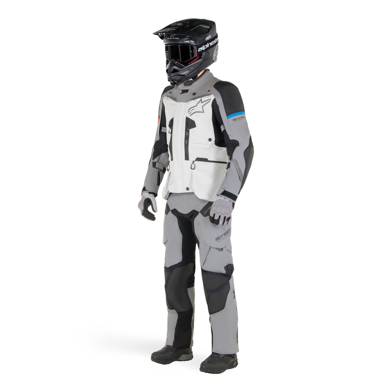 Pantaloncini da moto Alpinestars Boulder Gore-Tex grigio-nero