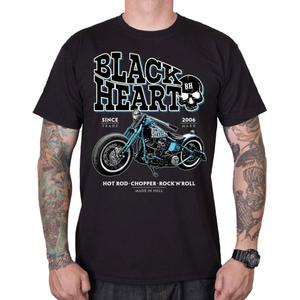 T-shirt Black Heart Blue Bobber nero