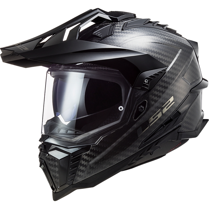 Casco Enduro LS2 MX701 Explorer Carbon Nero Lucido