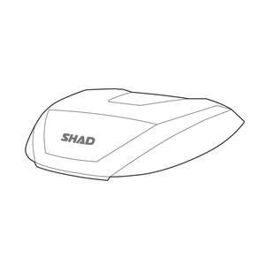 Kryt kufru SHAD SH59X hliník