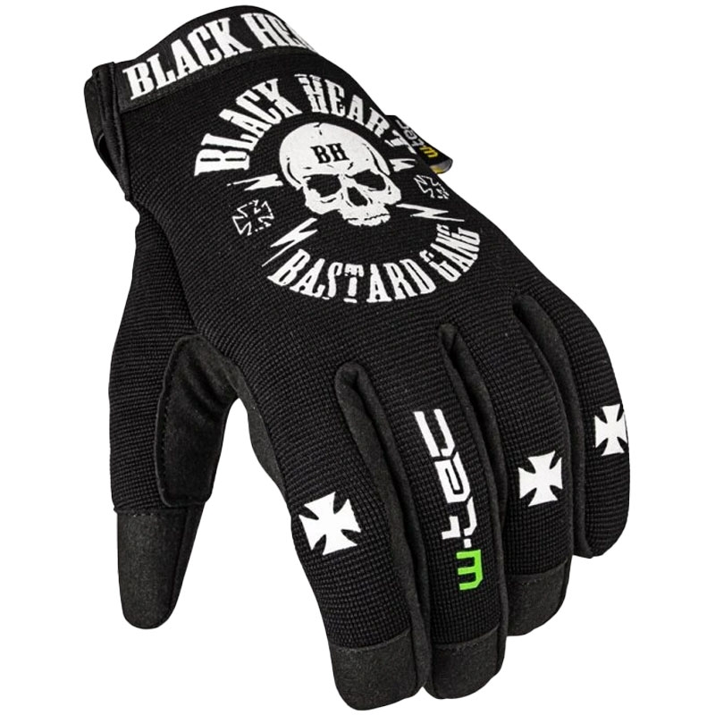 Guanti Chopper Black Heart W-TEC Radegester Nero