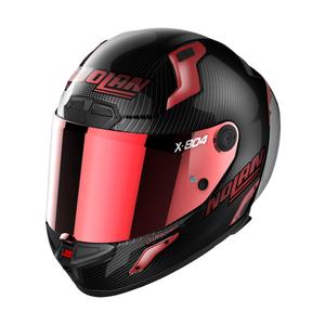 Casco moto Nolan X-804 RS Ultra Carbon Iridium Edition nero-rosso integrale