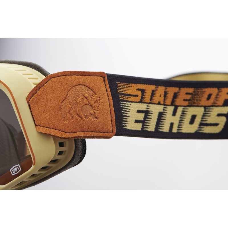Occhiali da motocross 100% - USA Barstow State Of Ethos bronzo plexi
