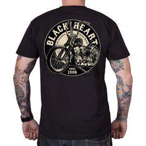 T-shirt Black Heart Chopper King nero