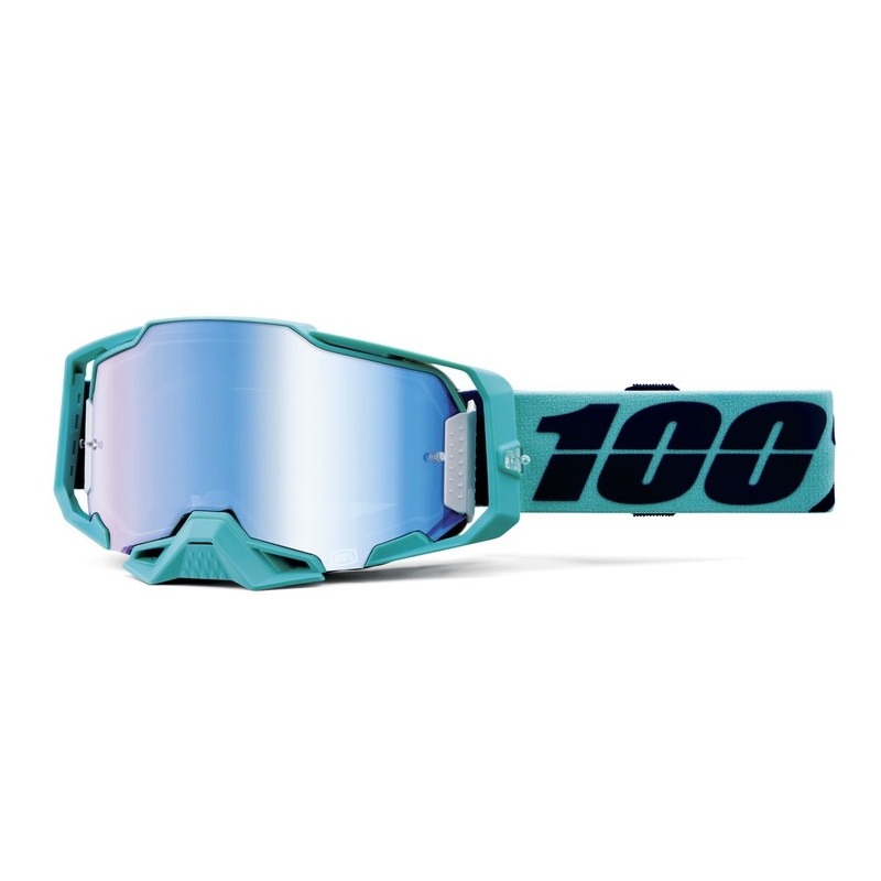 Occhiali da motocross 100% ARMEGA Estrel blu plexi