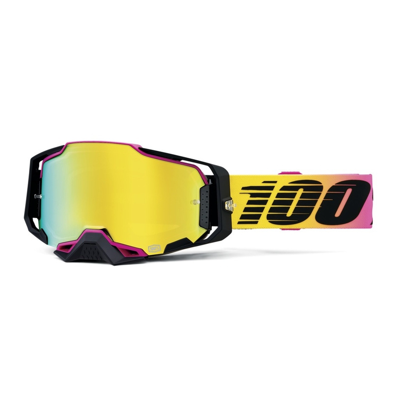 Occhiali da motocross 100% ARMEGA 91 plexi oro