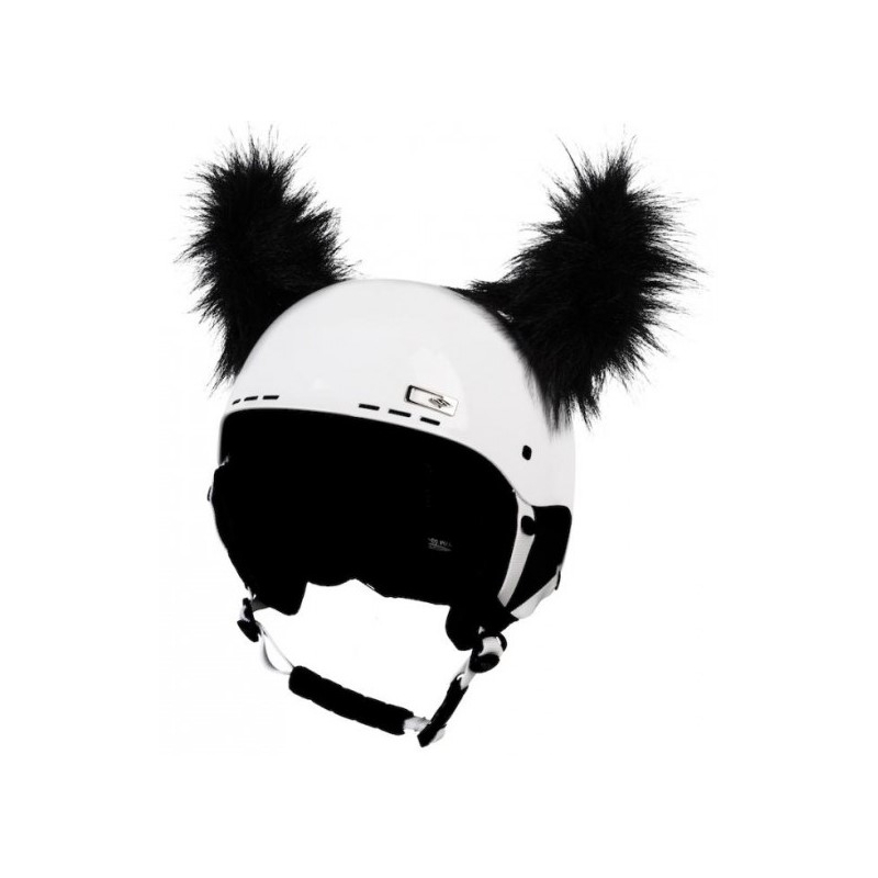 Orecchie a caschetto Corna nere pelose