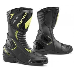 Stivali da moto Forma Freccia nero-giallo fluo