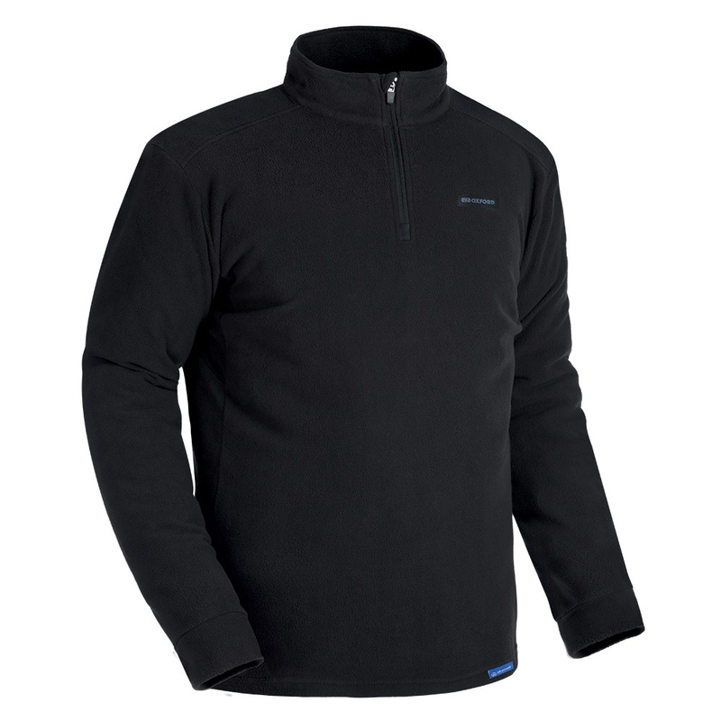 Oxford Advanced Micro Fleece 1/2 collo nero Fodera termica per giacca