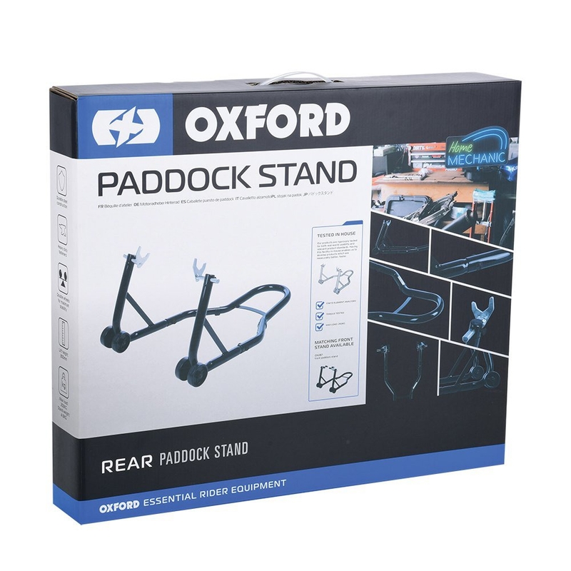Cavalletto posteriore per bicicletta Oxford Big Black