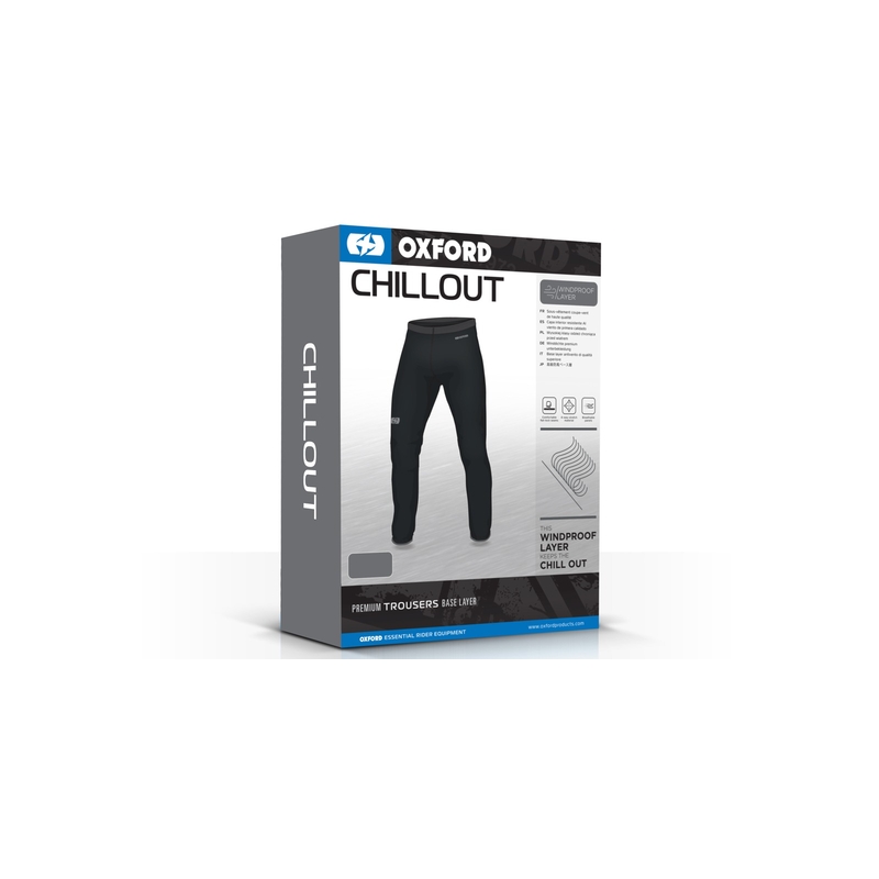 OXFORD Chillout - Intimo termico antivento Nero