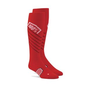 Calzini 100% - USA HI Side MX rosso