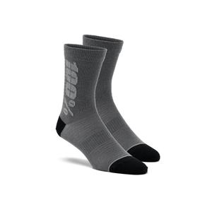 Calzini 100% - USA Rythym Merino Wool nero e grigio
