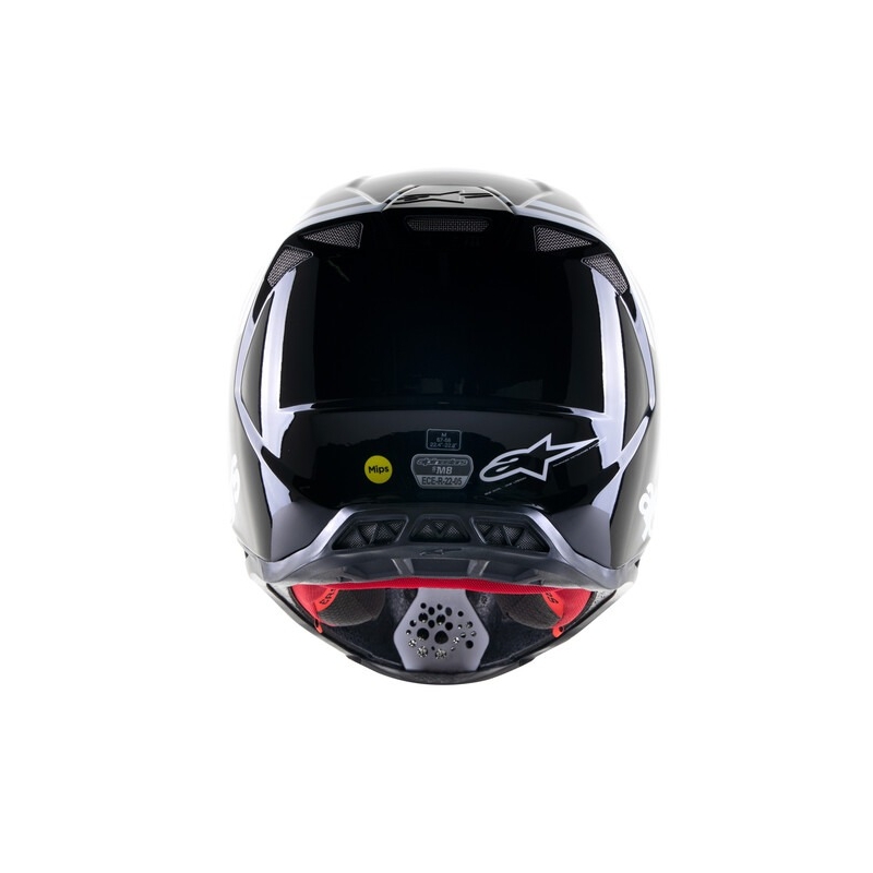 Alpinestars Supertech S-M8 Radium 2 Casco da motocross bianco e nero