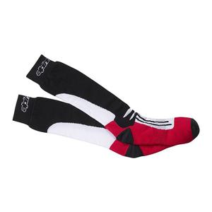 Calze Alpinestars Racing Road CoolMax® nere, bianche e rosse