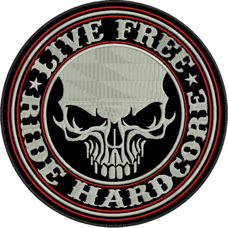 Patch Live free - Ride hardcore con dettaglio rosso