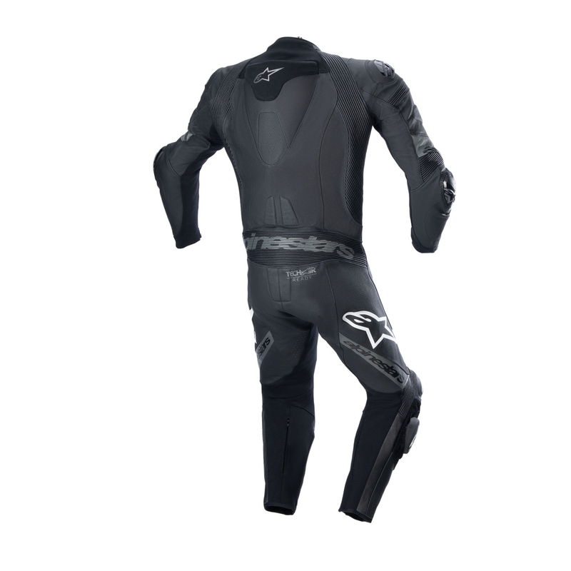 Alpinestars Missile 2 Ward tuta da moto in pelle nera e grigia