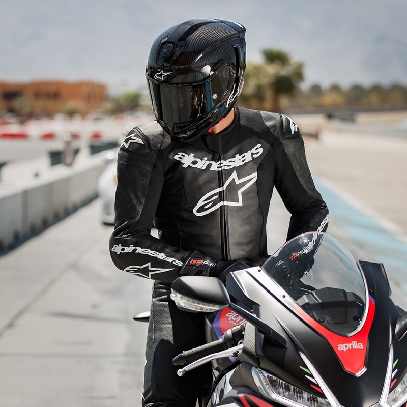 Alpinestars GP Force Lurv Tuta da moto in pelle nera