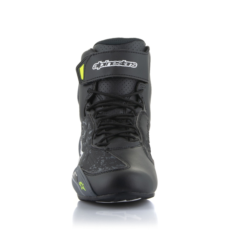 Stivali da moto Alpinestars Faster-3 nero-giallo fluo