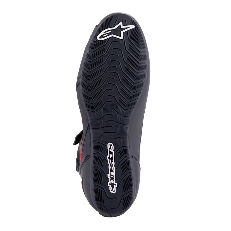 Alpinestars Faster-3 Rideknit Nero-Grigio Scuro-Rosso Stivali da moto