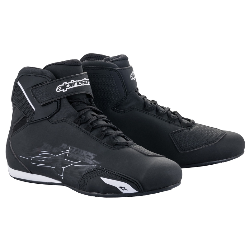 Alpinestars Sector Stivali da moto bianchi e neri