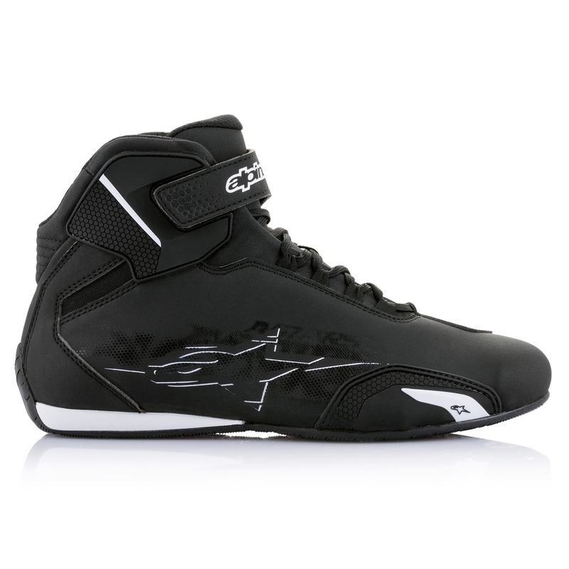 Alpinestars Sector Stivali da moto bianchi e neri