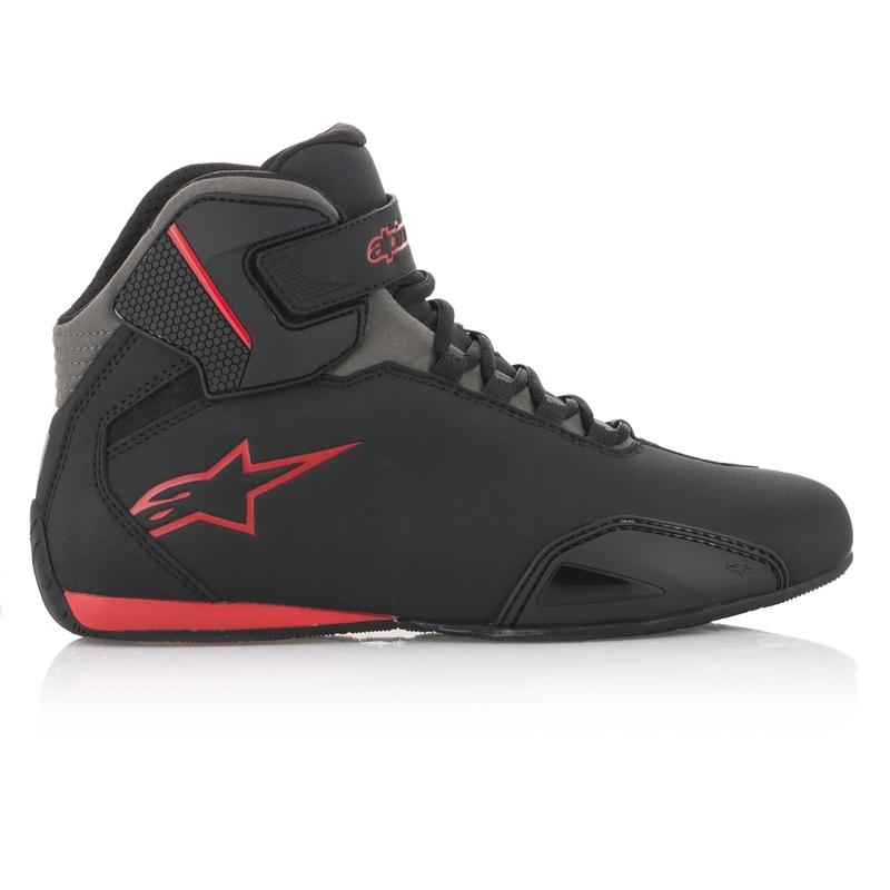 Stivali da moto Alpinestars Sector neri e rossi