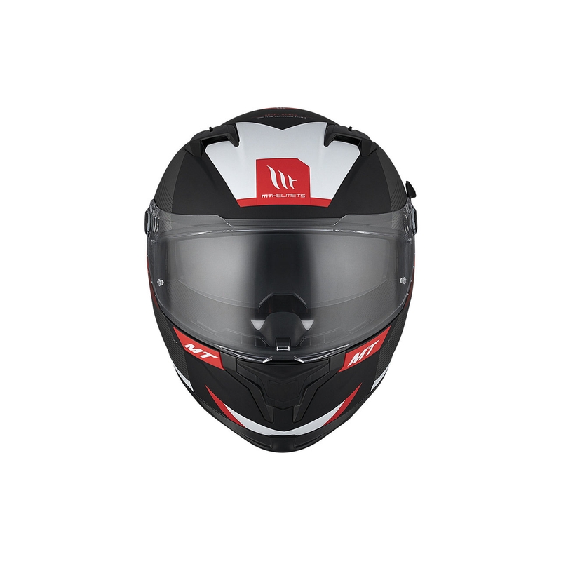 MT BRAKER SV Casco moto integrale Chento B5 nero-grigio-rosso opaco